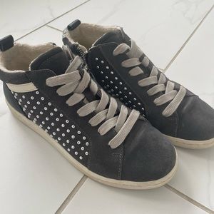 Dolce Vita Nikki Calf Hair Sneakers, size 8. Like new